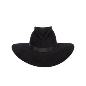 Heritage Black Wide Brim Fedora