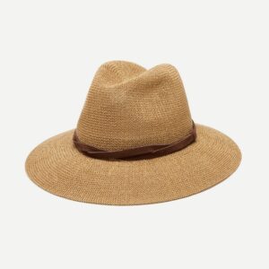 Willow Openweave Panama Hat Crafted in Straw - Camel