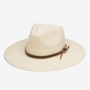 Rowan Flexible Panama Hat Crafted in Mesh - Ivory