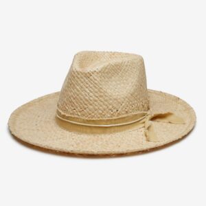 Calder Raffia Fedora Hat with Sculpted Finish