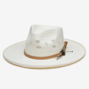 Lightweight Wren Panama Hat in Straw - Ivory