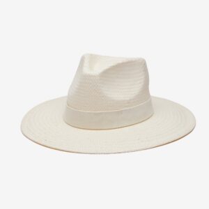 Linden Everyday Paper Straw Fedora Hat - Ivory