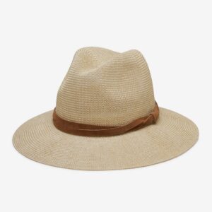Nola Straw Panama Hat with Natural Finish