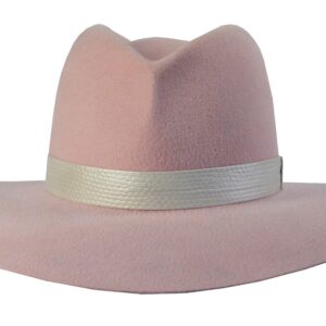Lightweight Pink Wide Brim Fedora