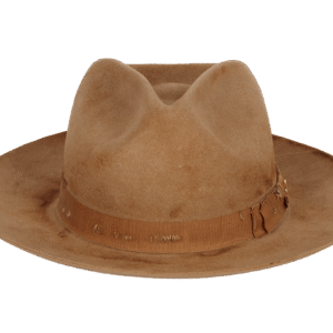 Relaxed Camel Wide Brim Fedora