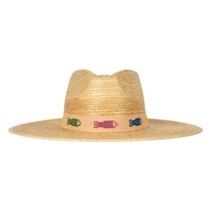 Colorful Fish Embroidered Palm Hat