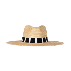 Black White Stripe Palm Hat