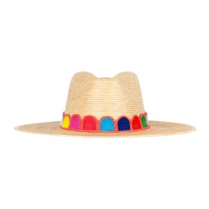 Colorful Scallop Crochet Palm Hat