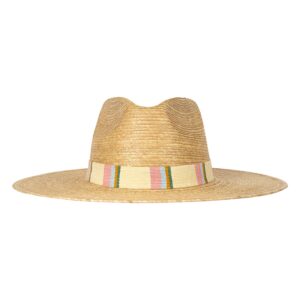 Jewel Stripe Neutral Palm Hat