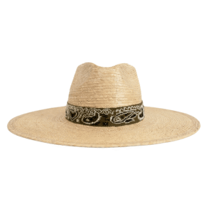 Olive Bandana Embroidered Palm Hat