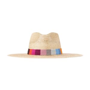 Vibrant Multicolor Band Palm Hat