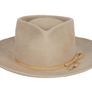 Refined Velour Felt Wide Brim Fedora